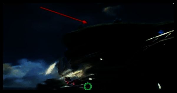 往西走的箭头位置配图