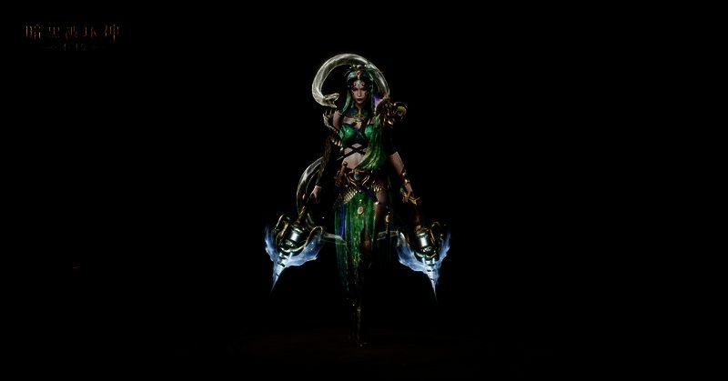 《暗黑破坏神:不朽》男角色穿着蛇年限定传奇时装图