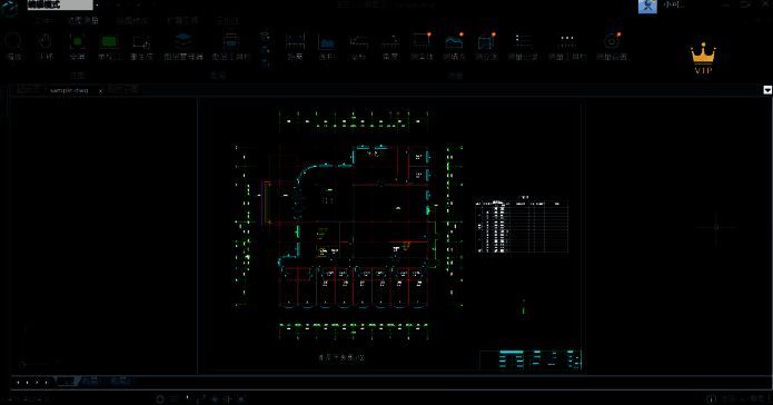 浩辰CAD看图王打开图纸默认黑色背景图