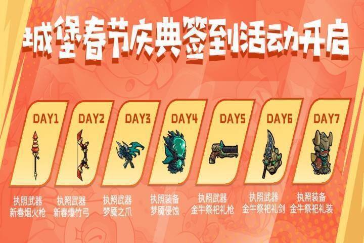 失落城堡每日签到活动画面