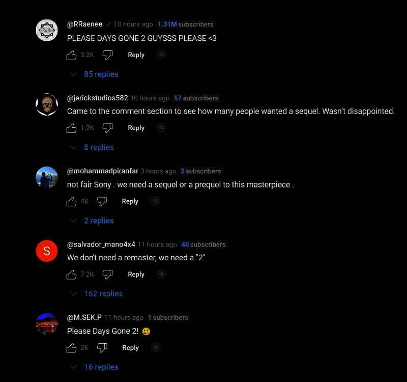 玩家评论相关画面