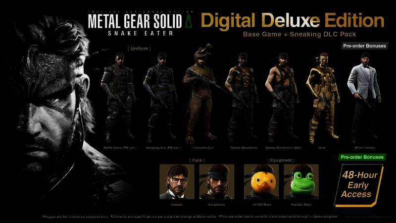 《合金装备3：重制版》豪华版抢先体验宣传图片