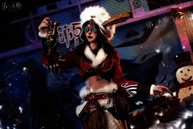 COSER扮演庄园角色舞女现场