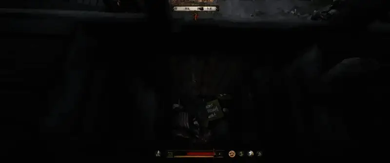 《天国：拯救2》游戏中丢石头砸敌人的场景