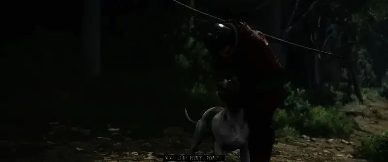 《天国：拯救2》中猎人告知呆呆位置处的截图