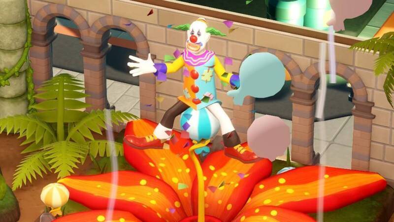 小丑在博物馆场景图