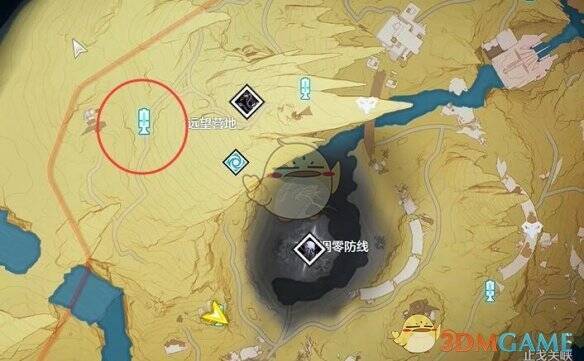 荒石高地锚点位置图片