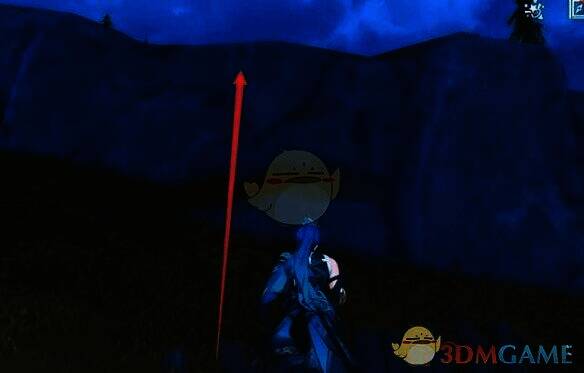 沿着石墙前行看到塔的画面图片