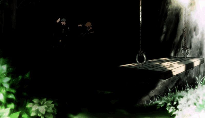 鸣人替雏田解围场景图