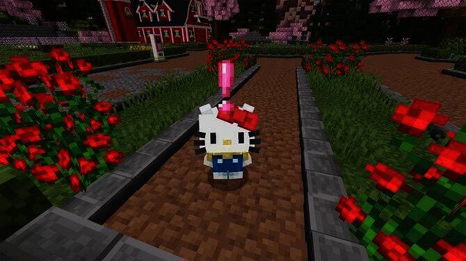 《我的世界》联动三丽鸥活动宣传图