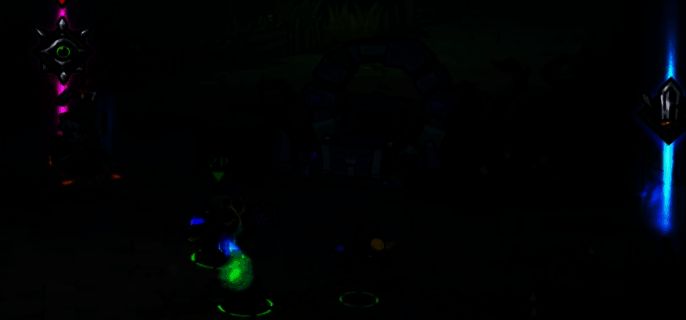 受诅咒区域另一角度场景图片