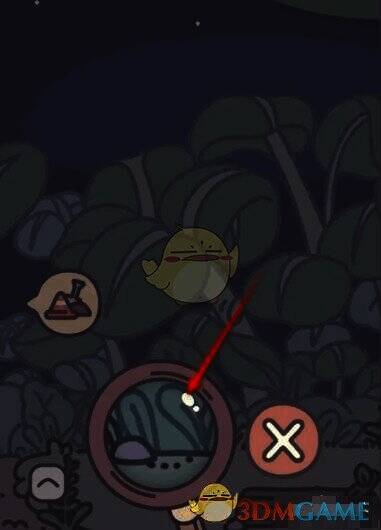 使用放大镜观察树丛中昆虫的画面