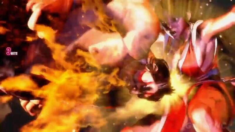 不知火舞在《街头霸王6》中的战斗截图4