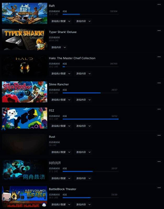Steam游戏游玩记录截图5