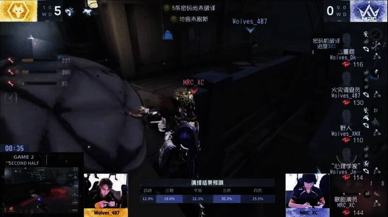 Wolves_487操作的火灾调查员用气囊挤歌剧演员画面