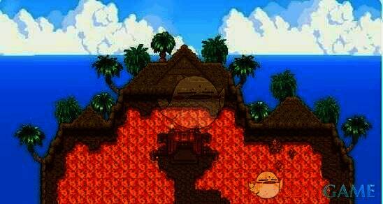 星露谷物语姜岛火山矿洞画面