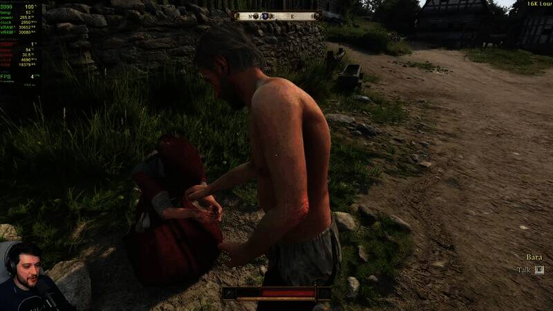 《天国:拯救2》低帧数画面截图1