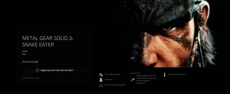 《合金装备3:重制版》虚幻5引擎效果画面