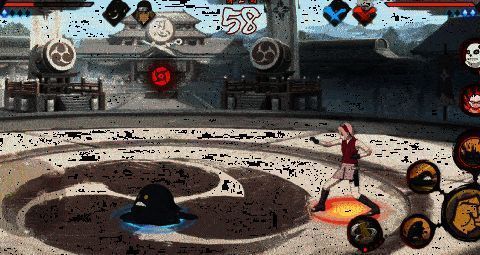 黑绝本体上场对战动图