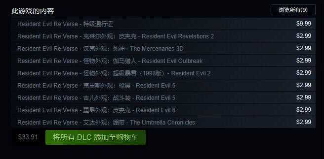 《生化危机Re：Verse》相关配图5