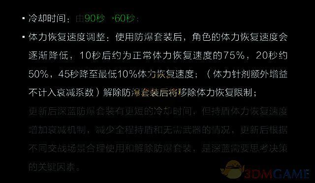 体力恢复速度递减机制示意图