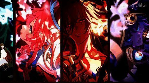 黄金裔插画相关画面