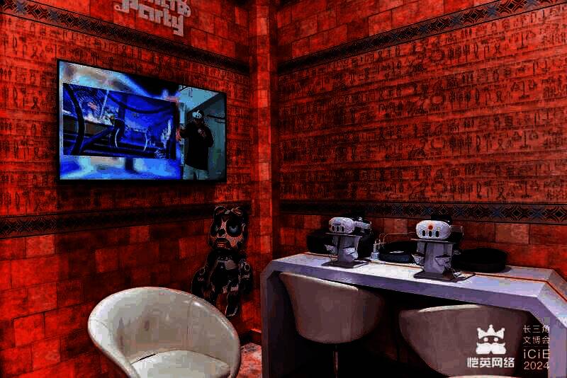 玩家体验《Mecha Party》游戏的场景