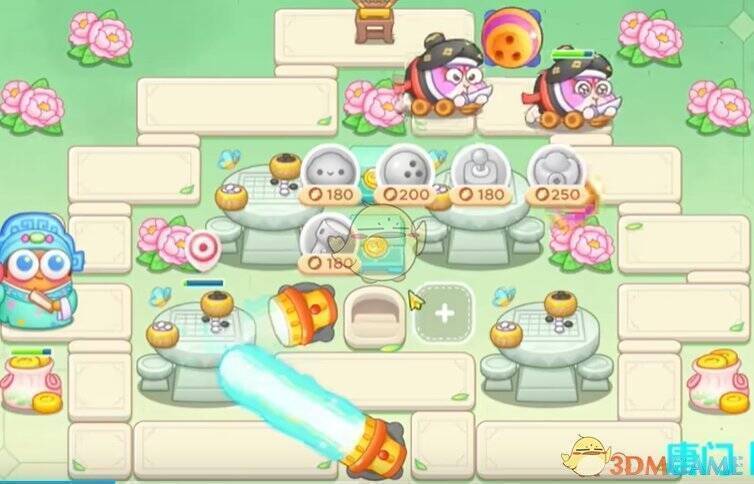 保卫萝卜4第85关放置手电筒炮塔图