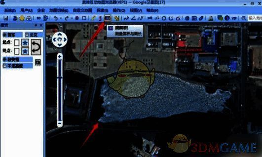 奥维互动地图定位目标位置示例图