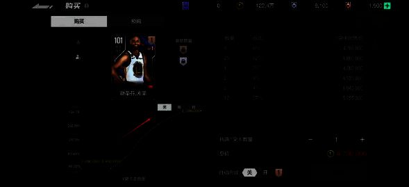 美职篮全明星交易市场球员价格波动界面