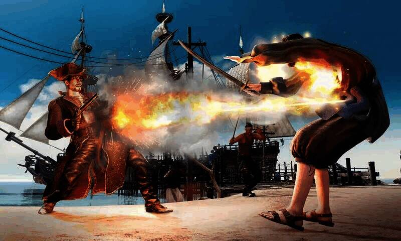 《如龙8外传：夏威夷海盗》游戏场景