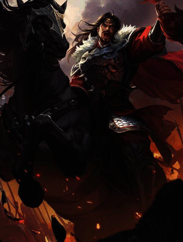 「谋」华雄在《三国杀OL》中的形象