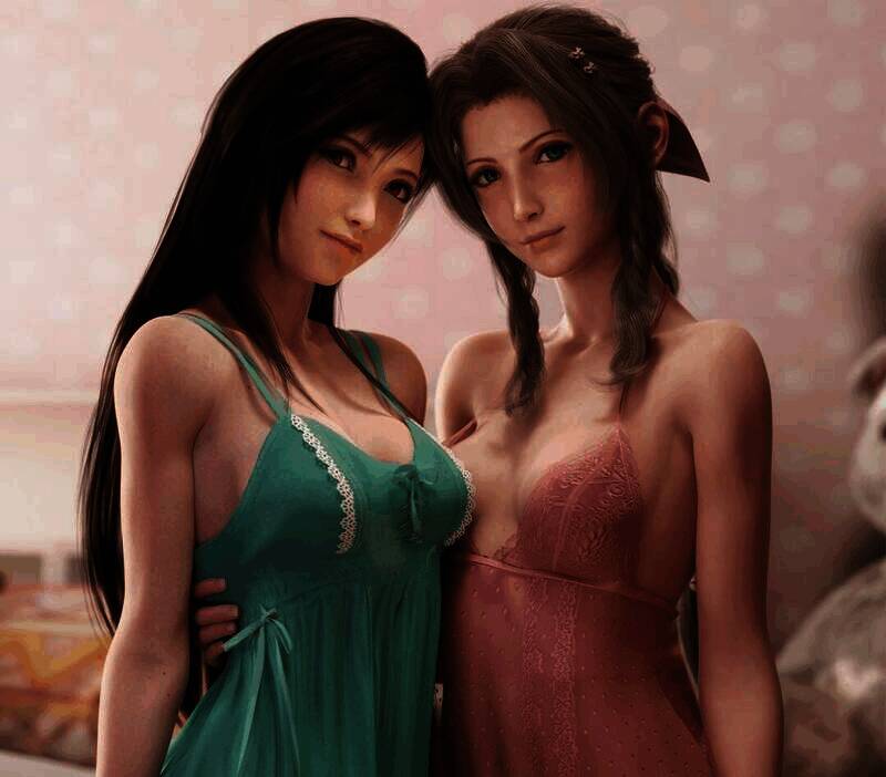 《最终幻想 7：重生》蒂法之前 3D 作品图