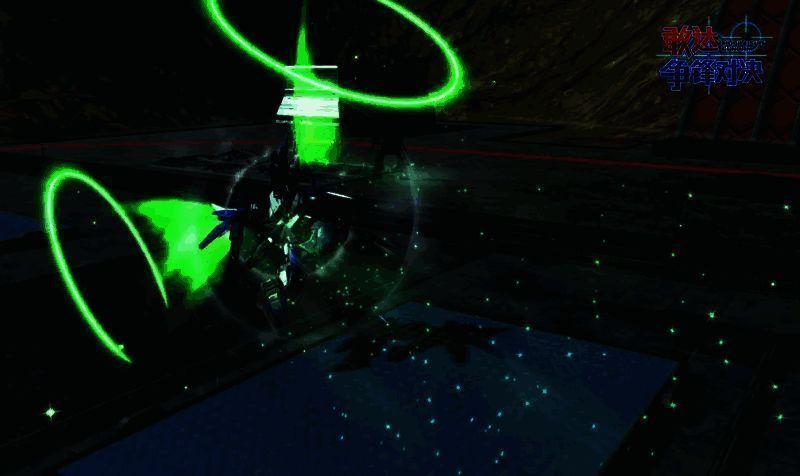 敢达00天翔型莫比乌斯高速突进(左)图