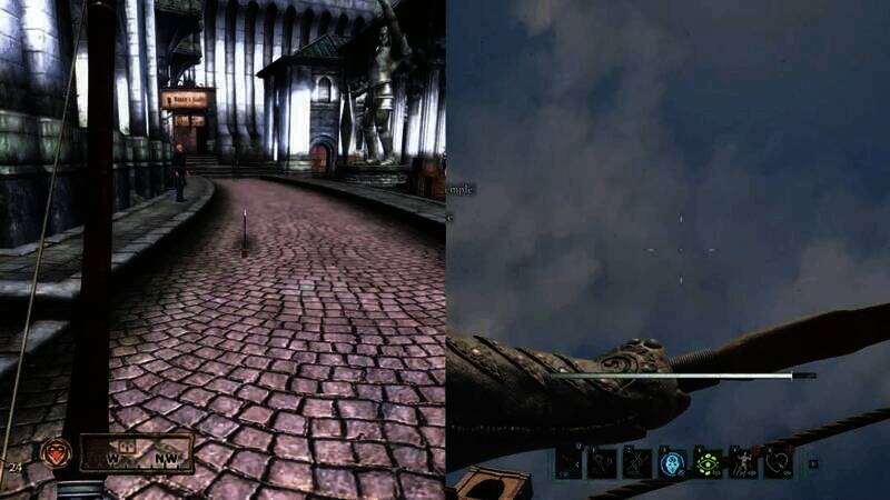 《宣誓》与《上古4》射箭对比图