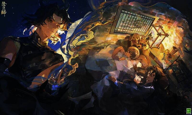 阴阳师鬼金羊精美插画2