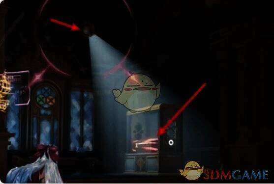 一楼打掉摄像头获取宝箱位置图