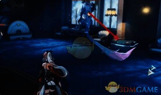 三楼向东进入处宝箱位置图2