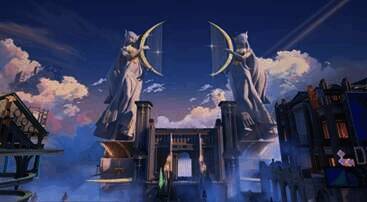 《代号二杠三》3D世界中先知雕像特写画面