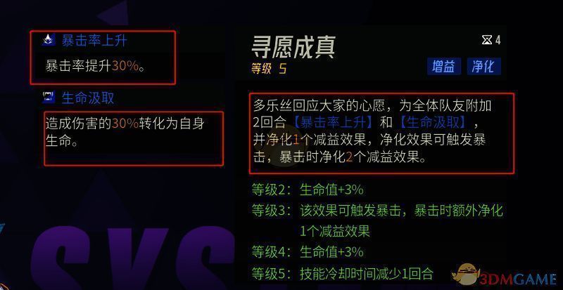 寻愿多乐丝三技能相关配图
