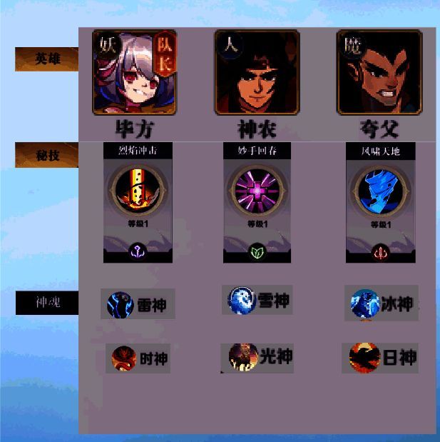 《八荒旅途》角色搭配画面