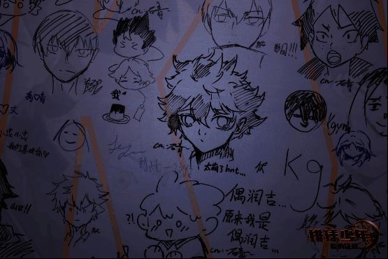 签到处的绘画作品