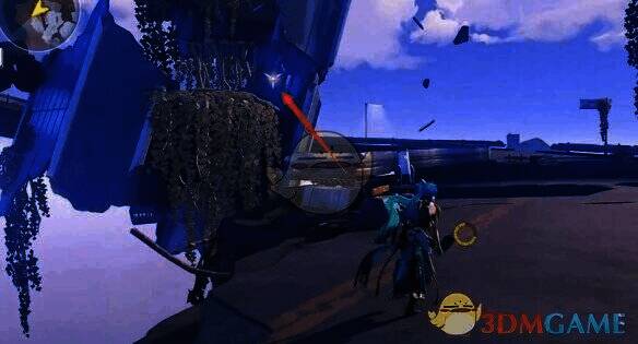 使用钩锁到对面的场景