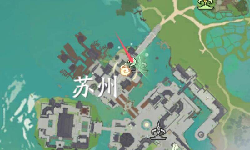 苏州城传送点附近位置图