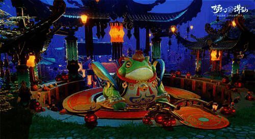 万灵夜市场景图