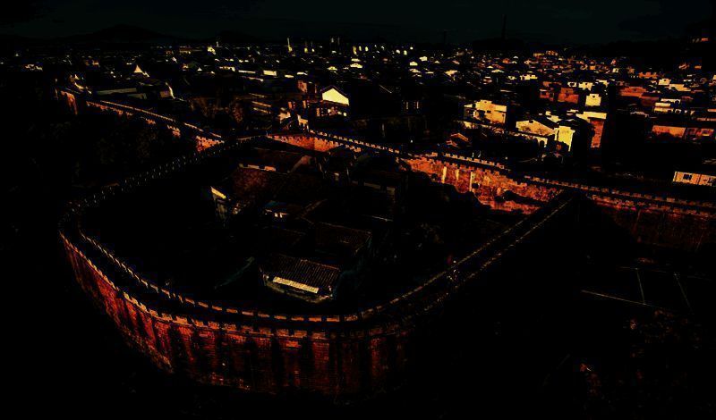 徽州古城的城墙