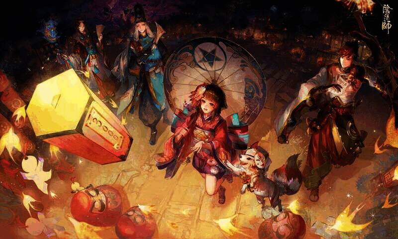 阴阳师相关宣传图