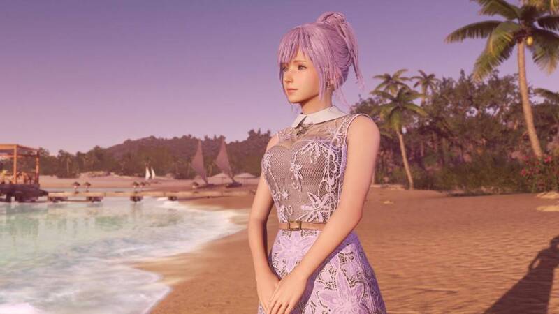 《死或生:女神璀璨假期》游戏女孩发型穿搭截图4