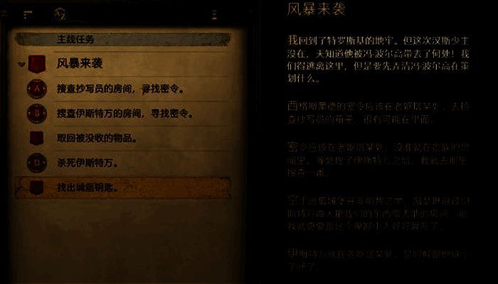 进入抄写员房间相关场景