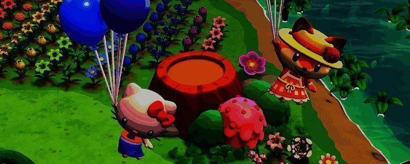 凯蒂猫岛屿冒险脚蹼游泳相关画面